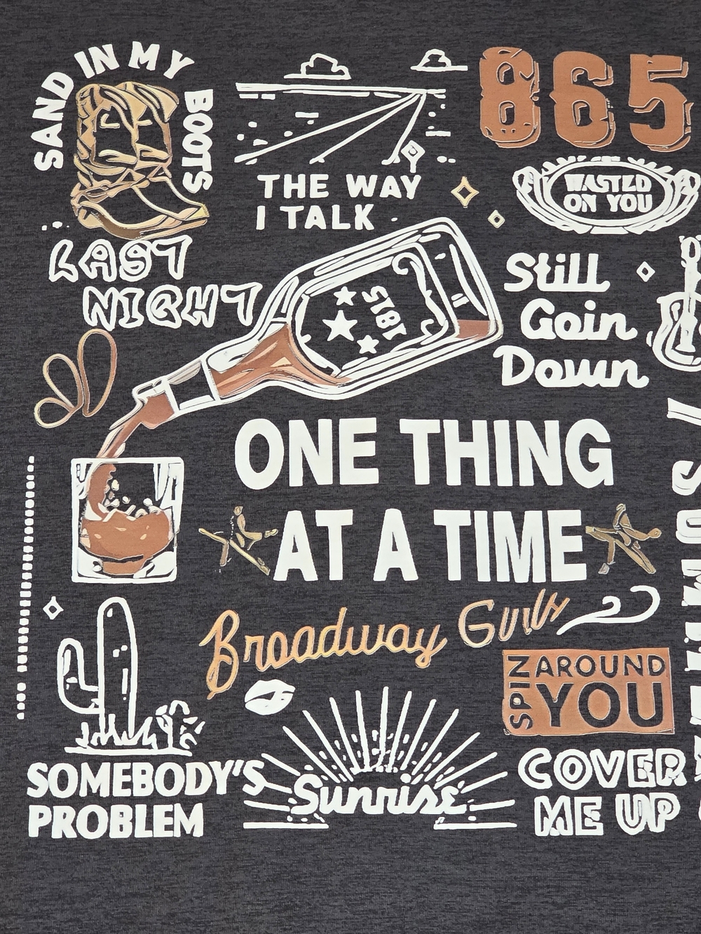 Morgan Wallen One Thing At A Time 865 T-Shirt 1XL - Picture 4 of 9